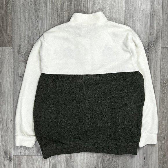 Tanjay Flowers Women's 1X Quarter Zip Fleece Sweater - Picture 6 of 9